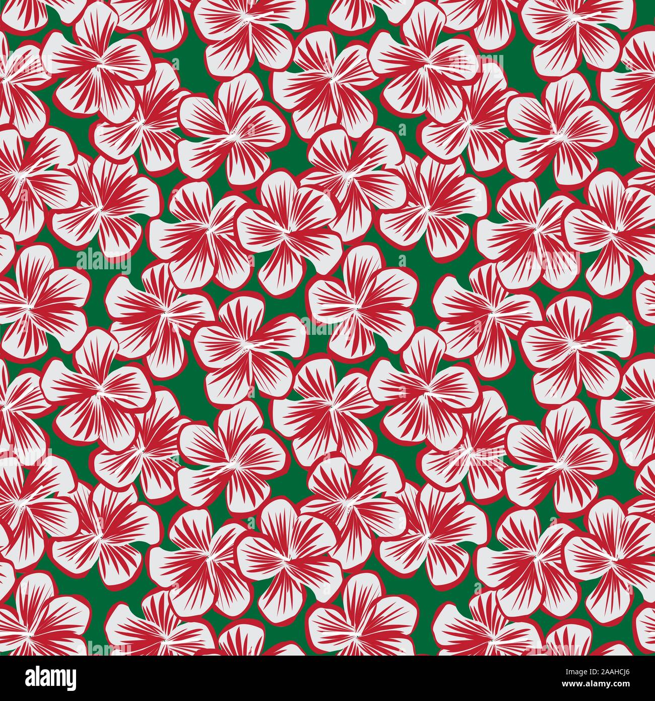 Christmas Floral seamless Pattern in Vector - It is suitable for prints ...