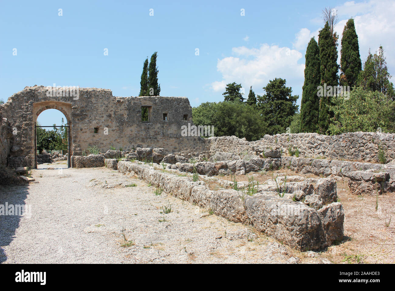 Archaeological area of Necromanteion of Acheron Preveza Greece Stock ...
