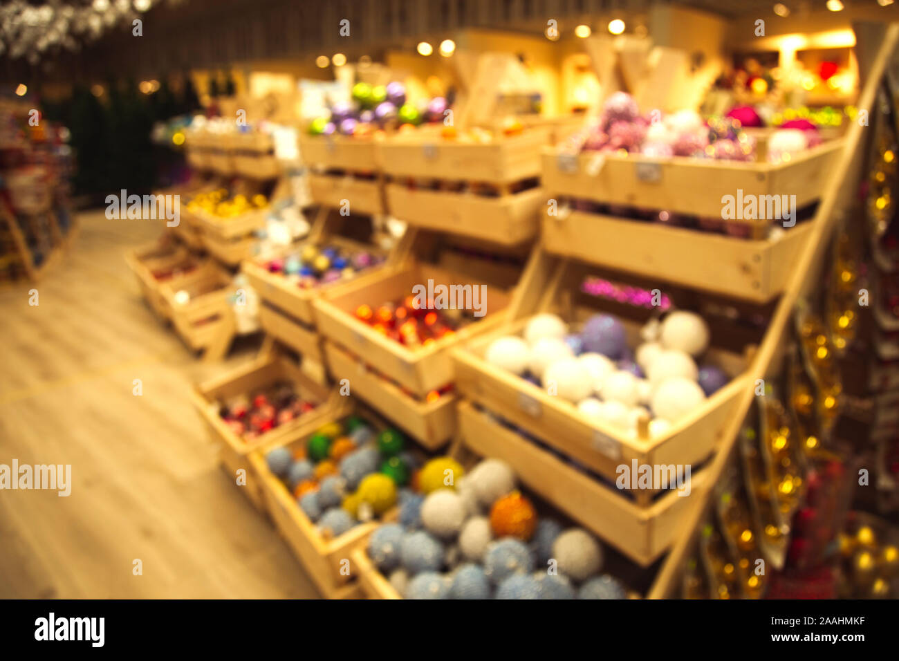 Blurred Image Christmas Decorations Christmas Balls For Sale In