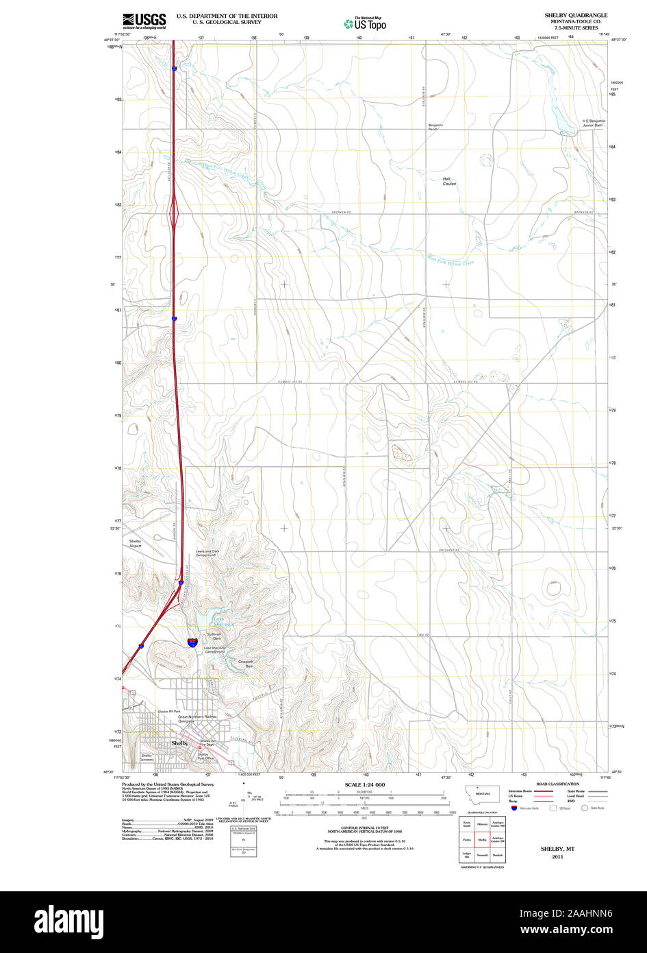 Shelby montana map hi-res stock photography and images - Alamy