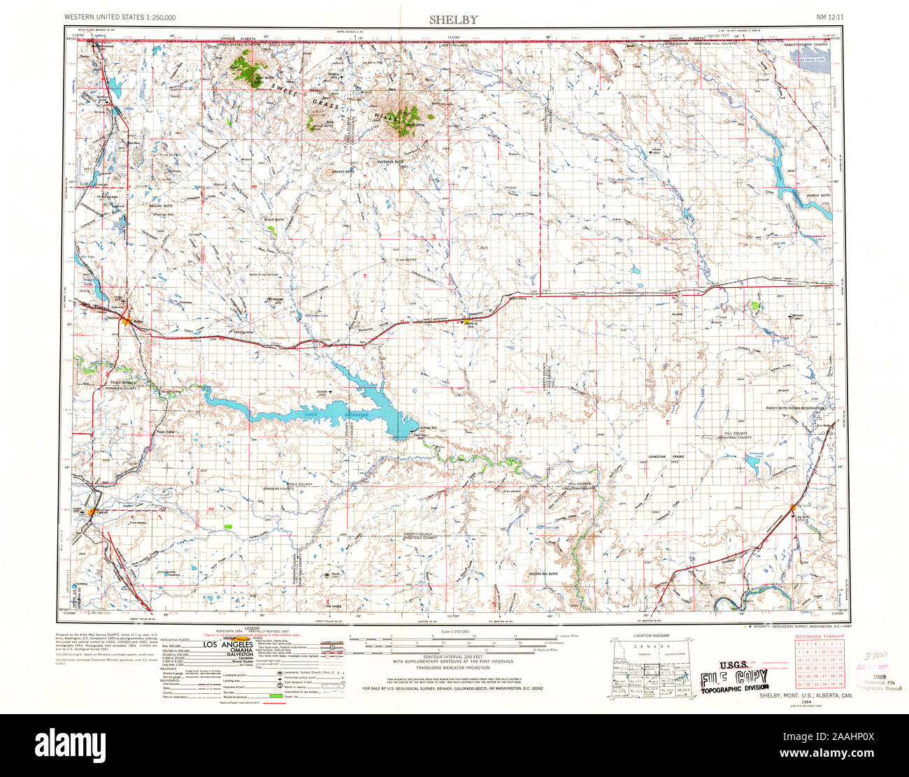 Map of shelby montana hi-res stock photography and images - Alamy