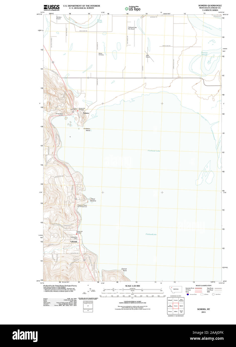 Somers montana map hires stock photography and images Alamy