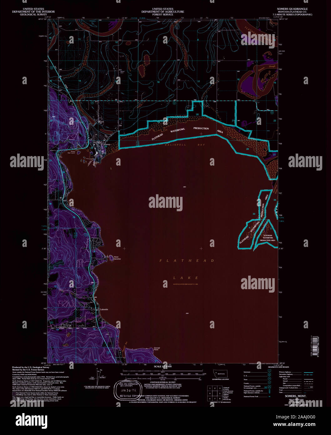 Somers montana map hires stock photography and images Alamy