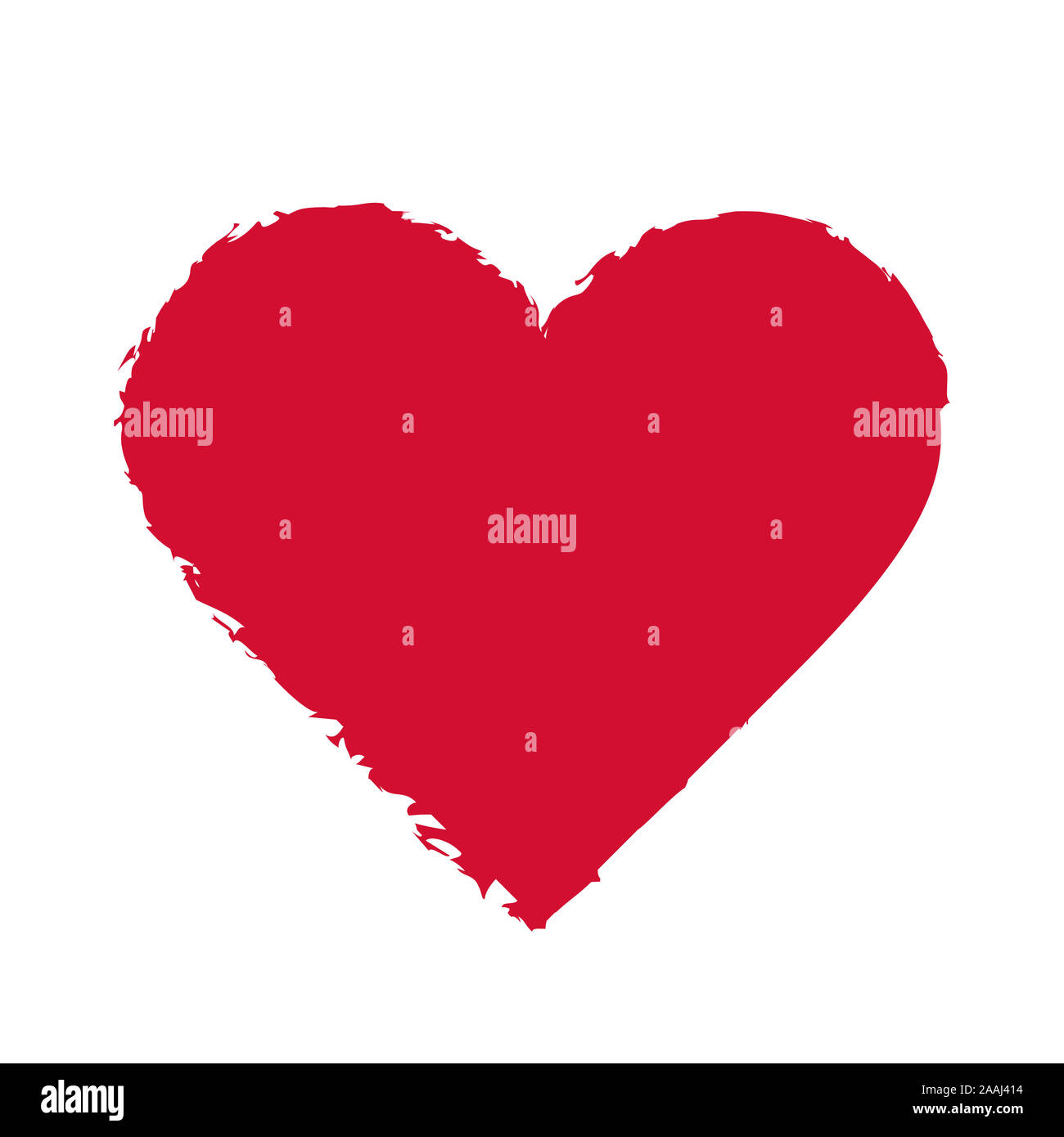 Heart isolated on white background Stock Photo - Alamy