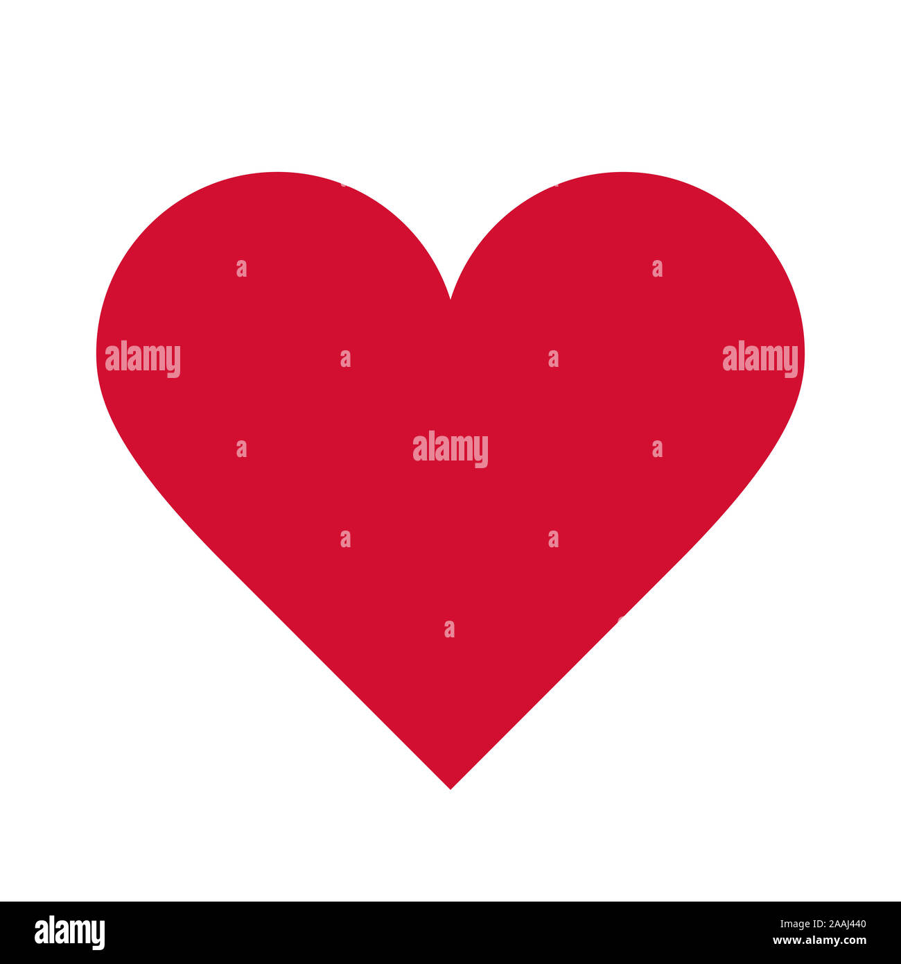 Heart isolated on white background Stock Photo - Alamy