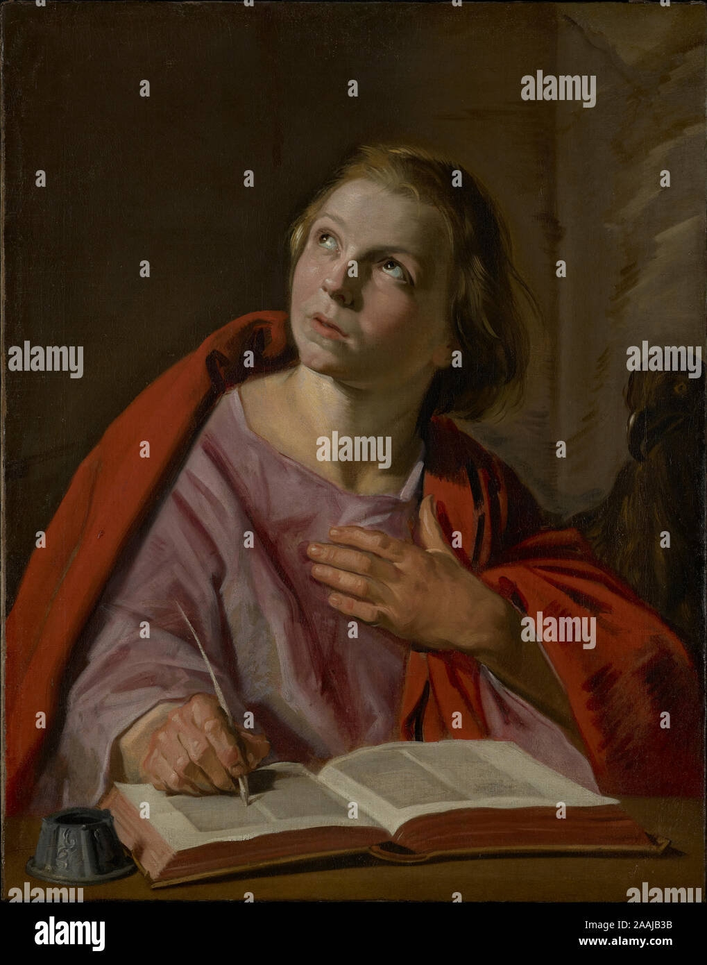 Saint John the Evangelist; Frans Hals (Dutch, 1582/1583 - 1666); about 1625 - 1628; Oil on canvas; 70.5 x 55.2 cm (27 3/4 x 21 3/4 in.) Stock Photo