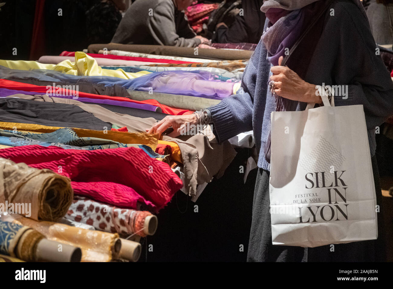 Lyon silk industry hires stock photography and images Alamy