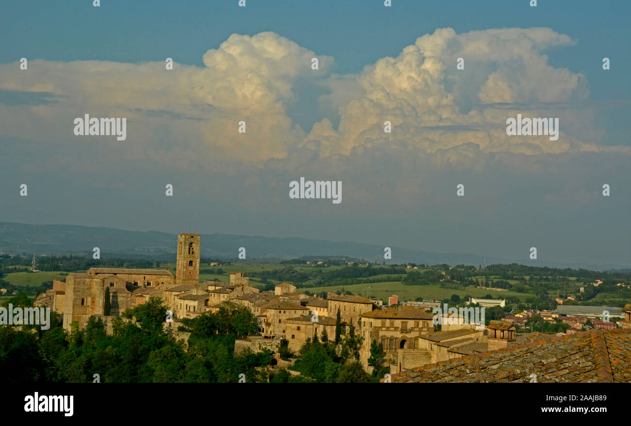 Colle di Val D'Elsa in Tuscany, Italy Stock Photo