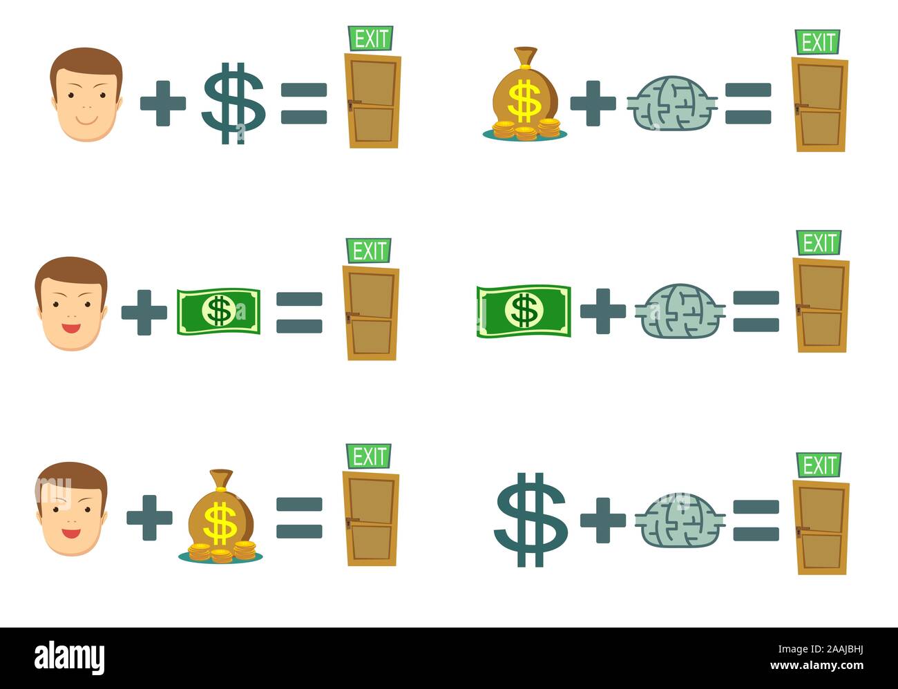 Business formula Stock Vector Images - Alamy