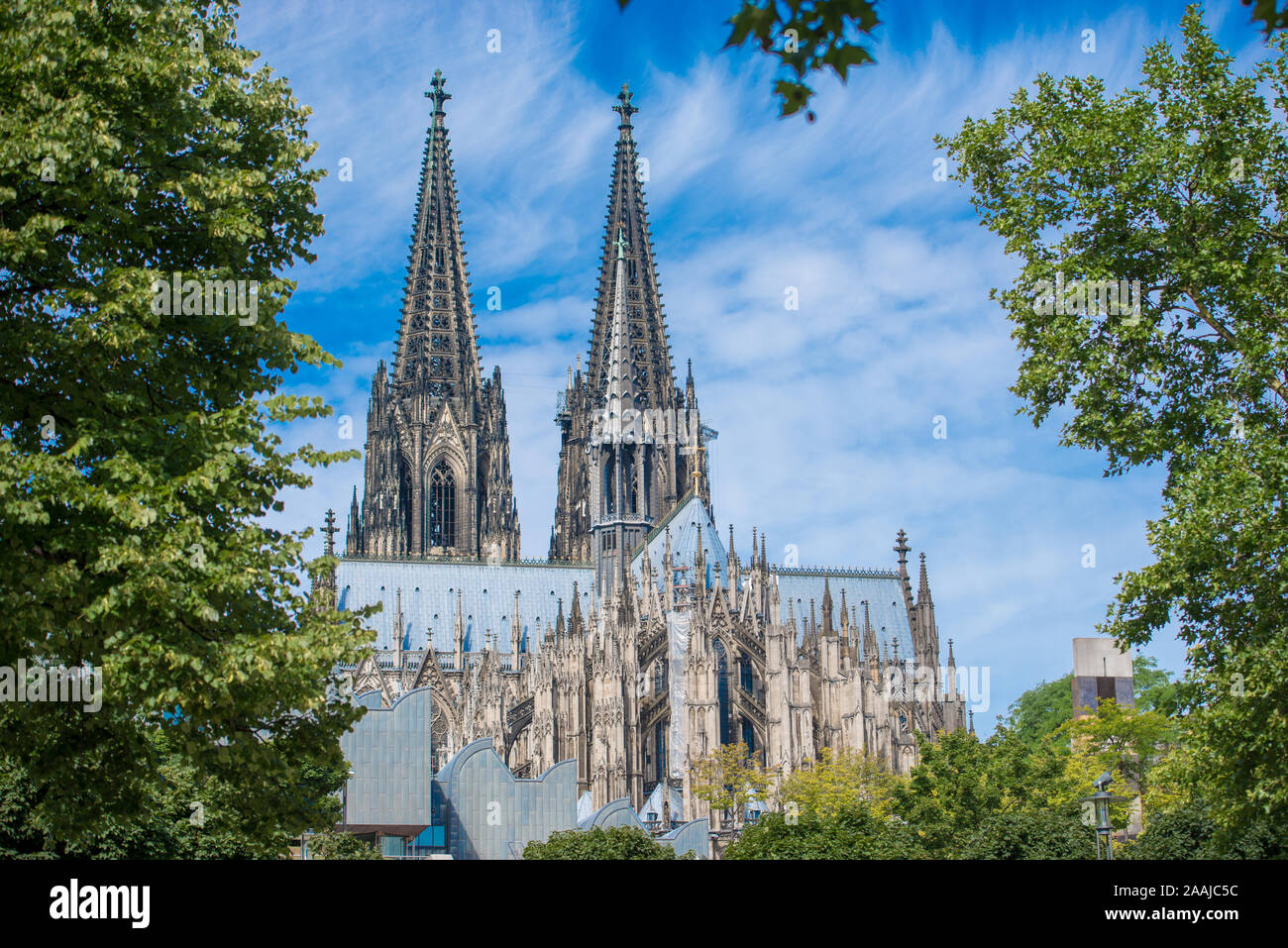 the dome of koln in day light Stock Photo