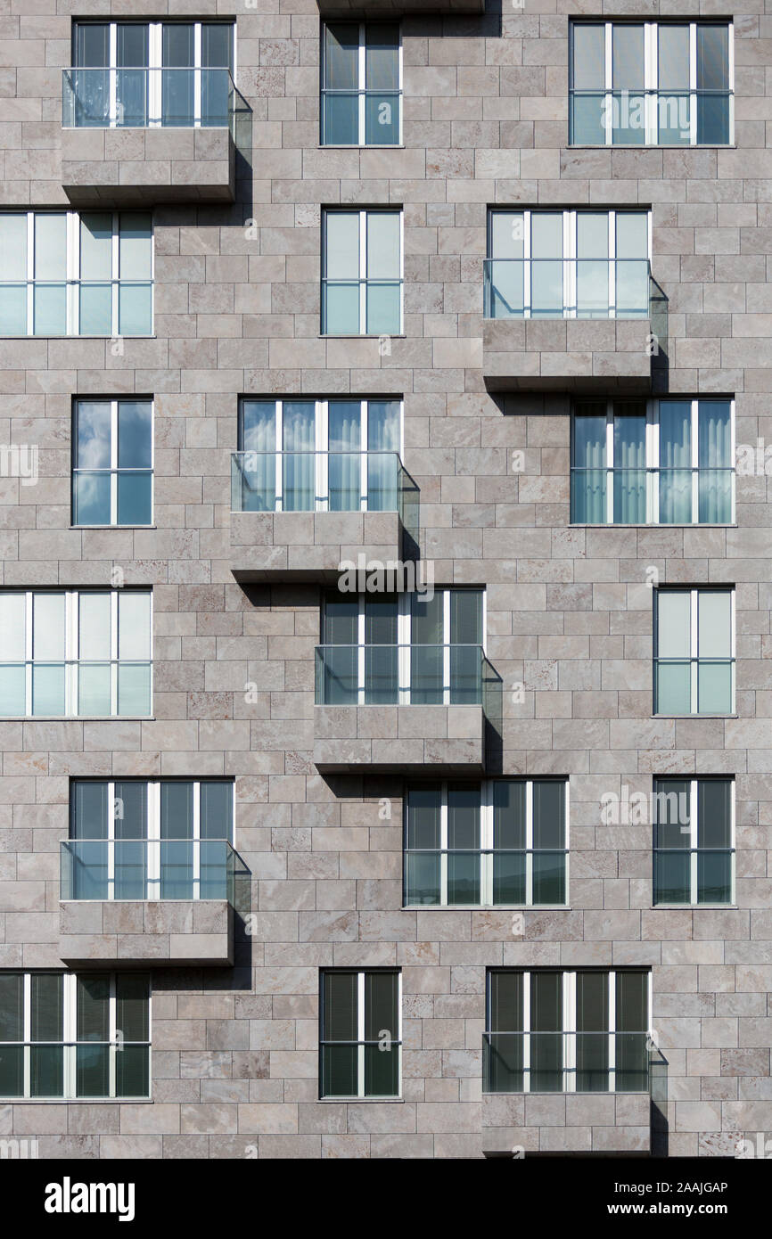 Residential high rise facade detail high rise hi-res stock photography ...