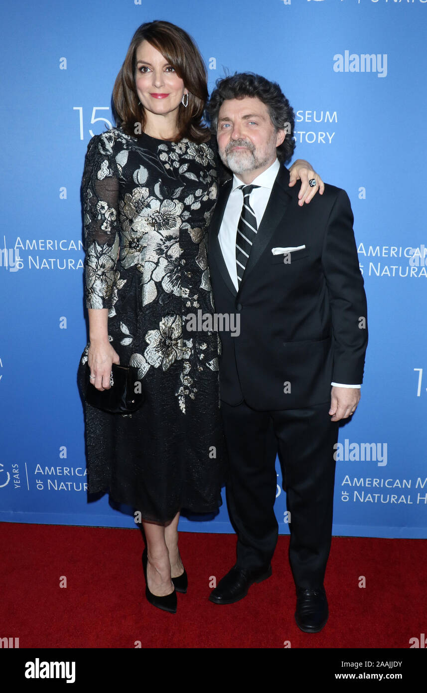 NEW YORK, NY- NOVEMBER: Tina Fey, Jeff Richmond at the American Museum