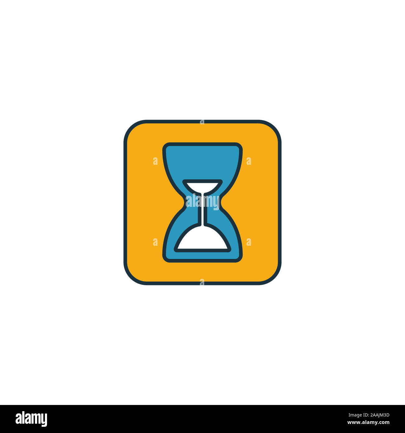 Measure App icon. Outline filled creative elemet from visual device icons collection. Premium