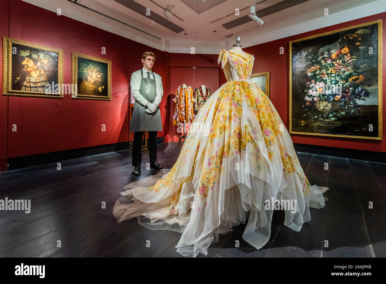 Christie's, London, UK. 22nd Nov 2019. Dolce&Gabanna Alta Moda hand-painted  corsetdress and other works from the private sale - Christies previews Old  Master Paintings and Decorative Arts, (all private sale, hence no