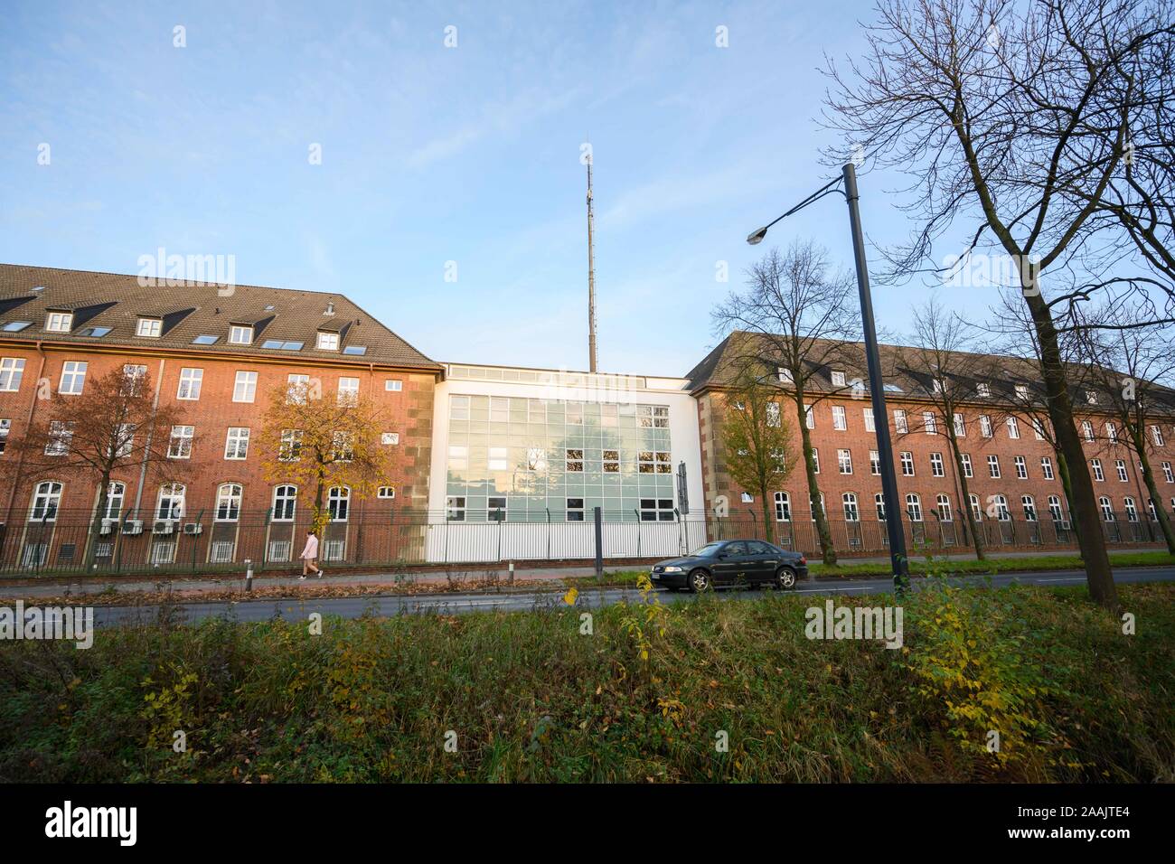 Bremen, Germany. 22nd Nov, 2019. The building of the Police Headquarters Bremen can be seen. The Lebanese clan member Ibrahim Miri, who entered Germany illegally, may be deported. The Bremen Administrative Court rejected an urgent application by the detainee and cleared the way for Miri to be deported. Credit: Mohssen Assanimoghaddam/dpa/Alamy Live News Stock Photo