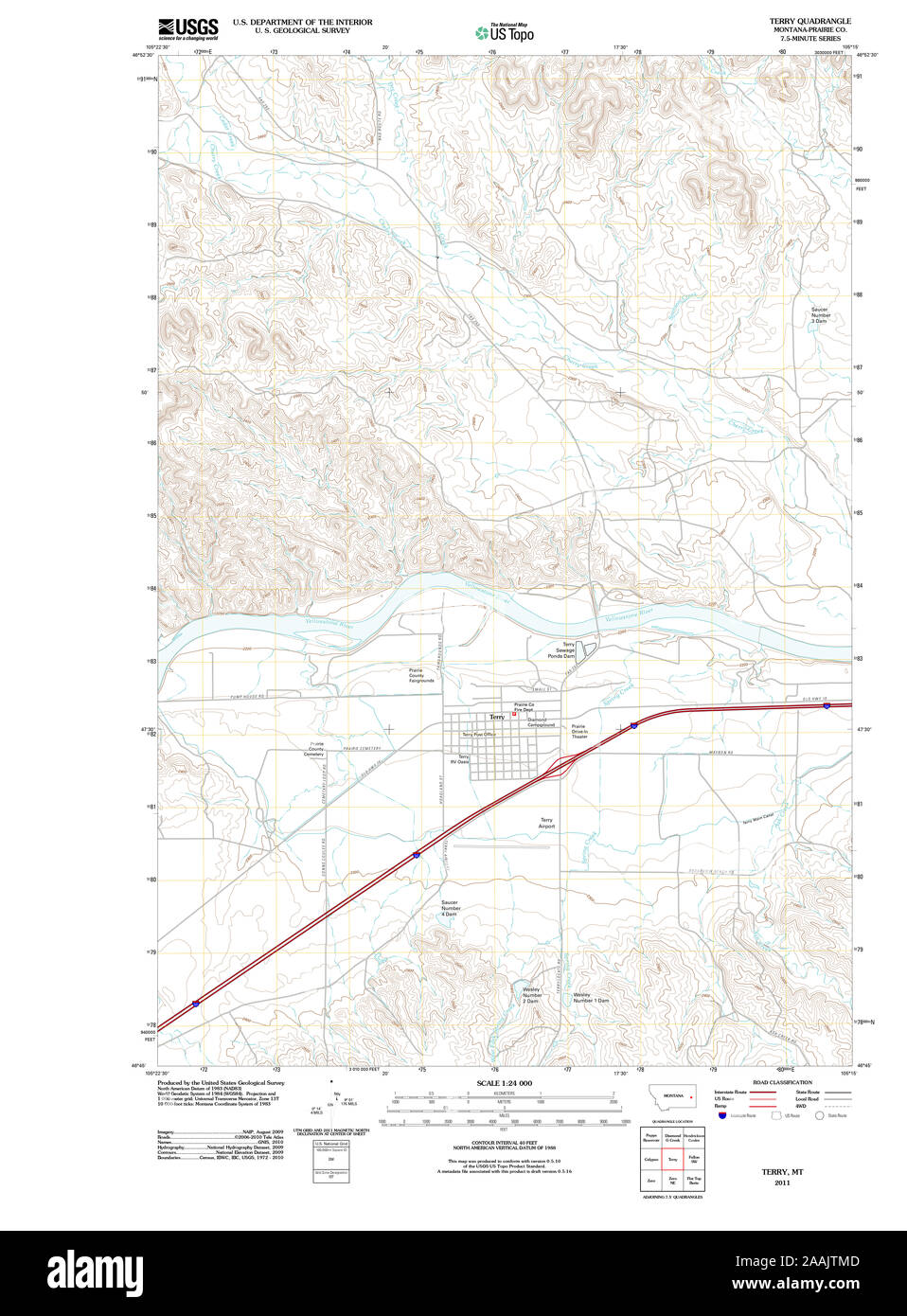 Terry montana map hires stock photography and images Alamy