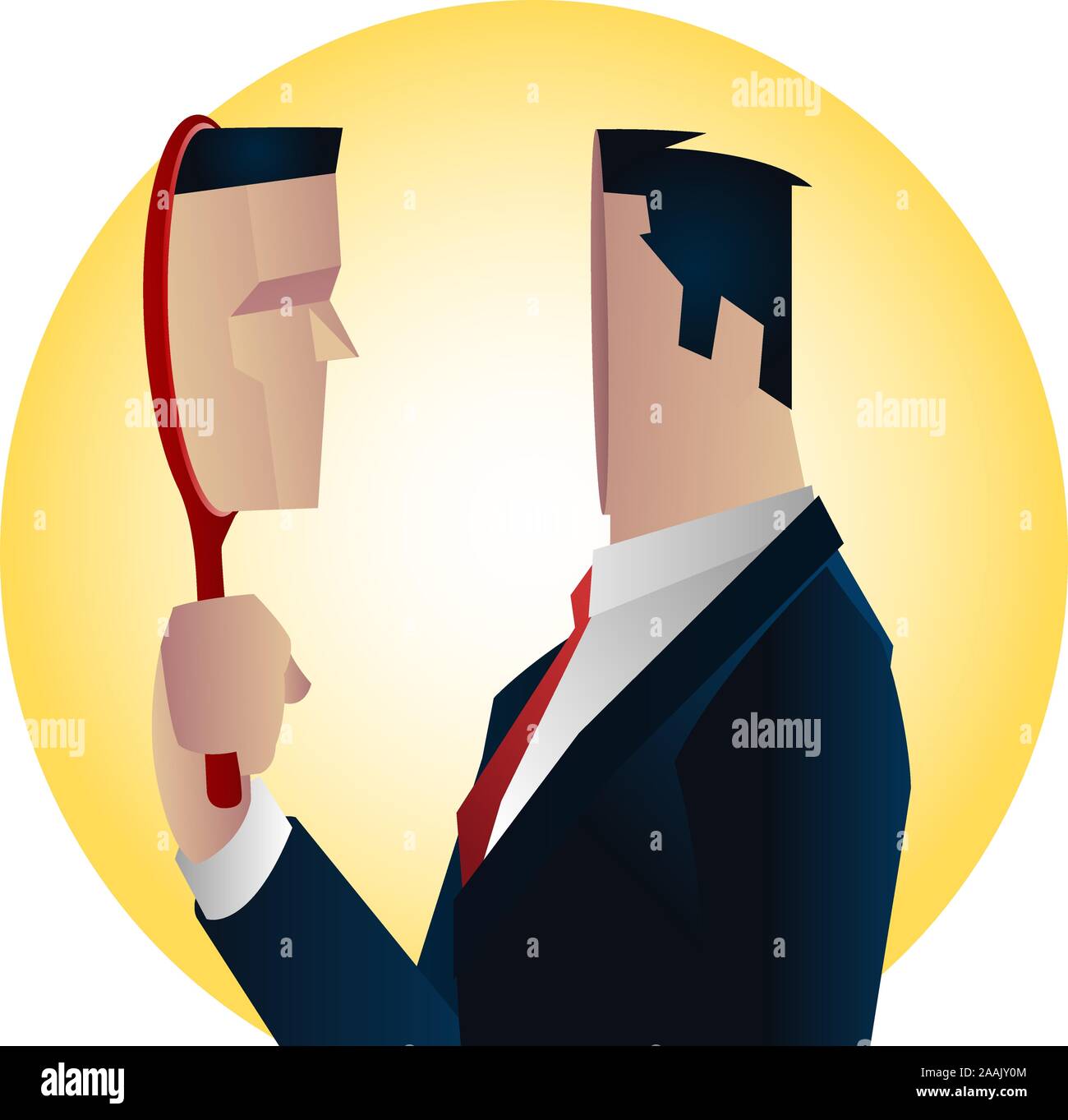 Mirror reflection vector vectors hi-res stock photography and images ...