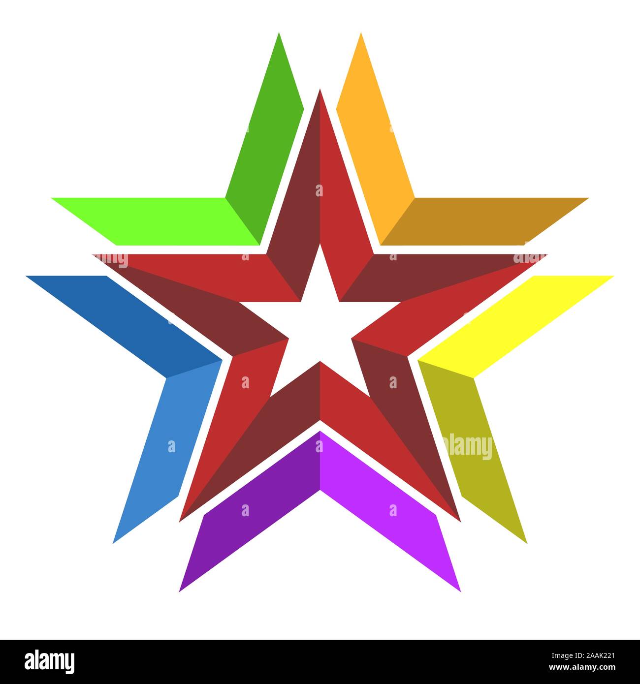 https://c8.alamy.com/comp/2AAK221/multicolor-3d-star-symbol-or-icon-geometric-style-vector-illustration-2AAK221.jpg