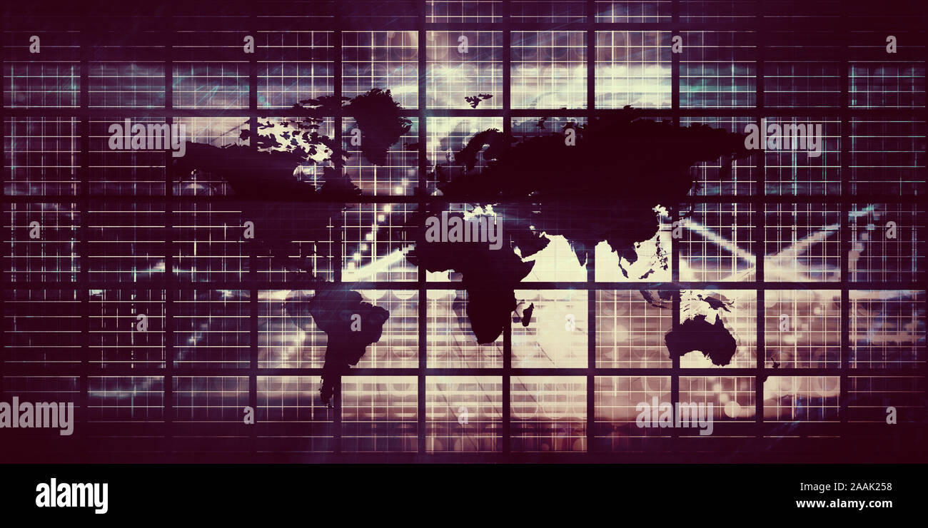 Global Investment in Foreign Businesses as a Art Stock Photo - Alamy