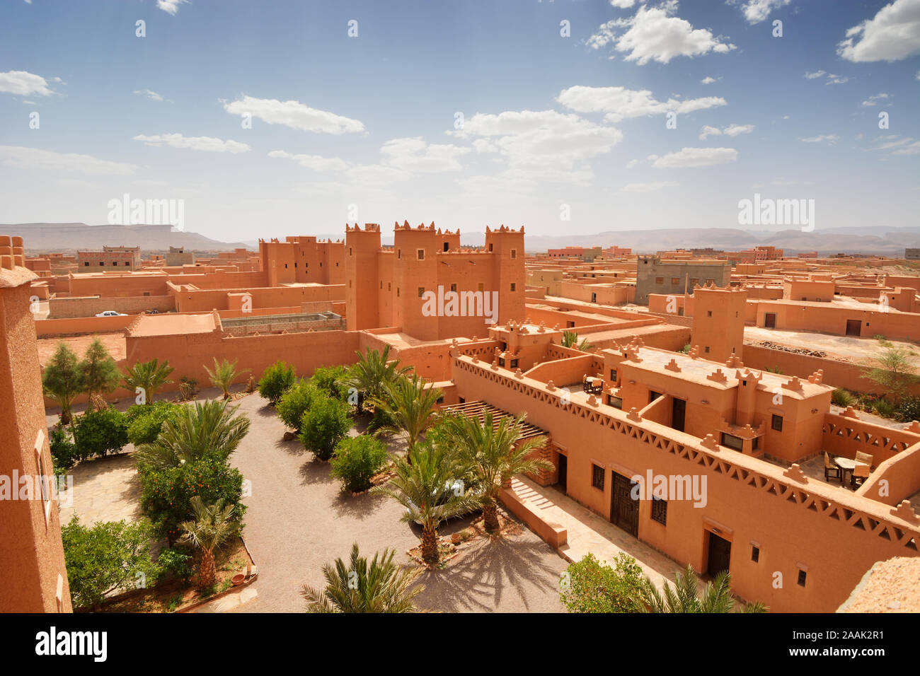 The kasbahs of Nkob. Morocco Stock Photo