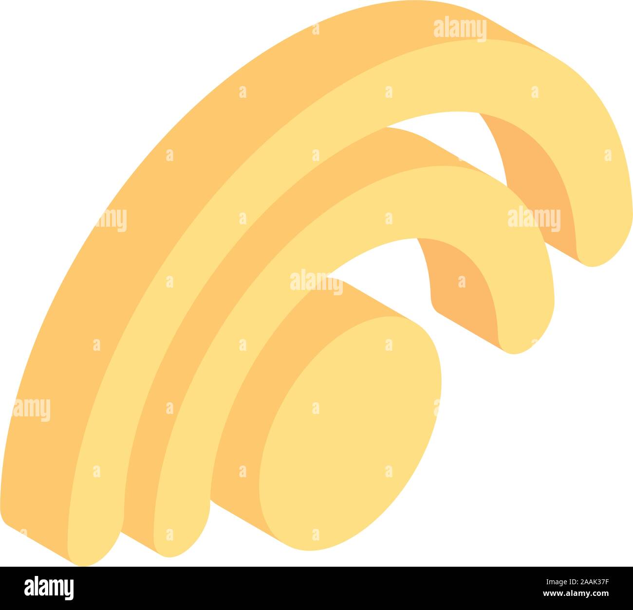 Satellite antenna waves icon vector Cut Out Stock Images & Pictures - Alamy