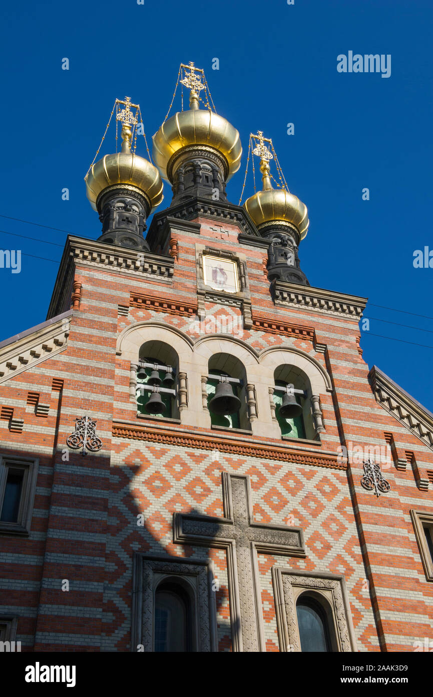 Russian Orthodox St. Alexander Nevsky Church, Copenhagen, Denmark Stock Photo - Alamy