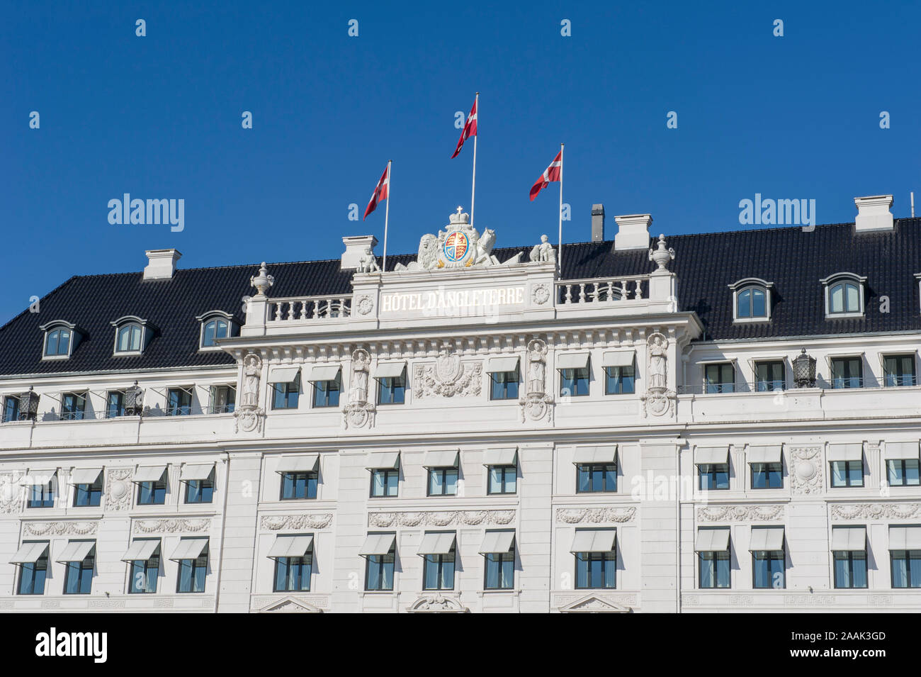 Luxury Hotel Angleterre in Copenhagen, Denmark Stock Photo Alamy