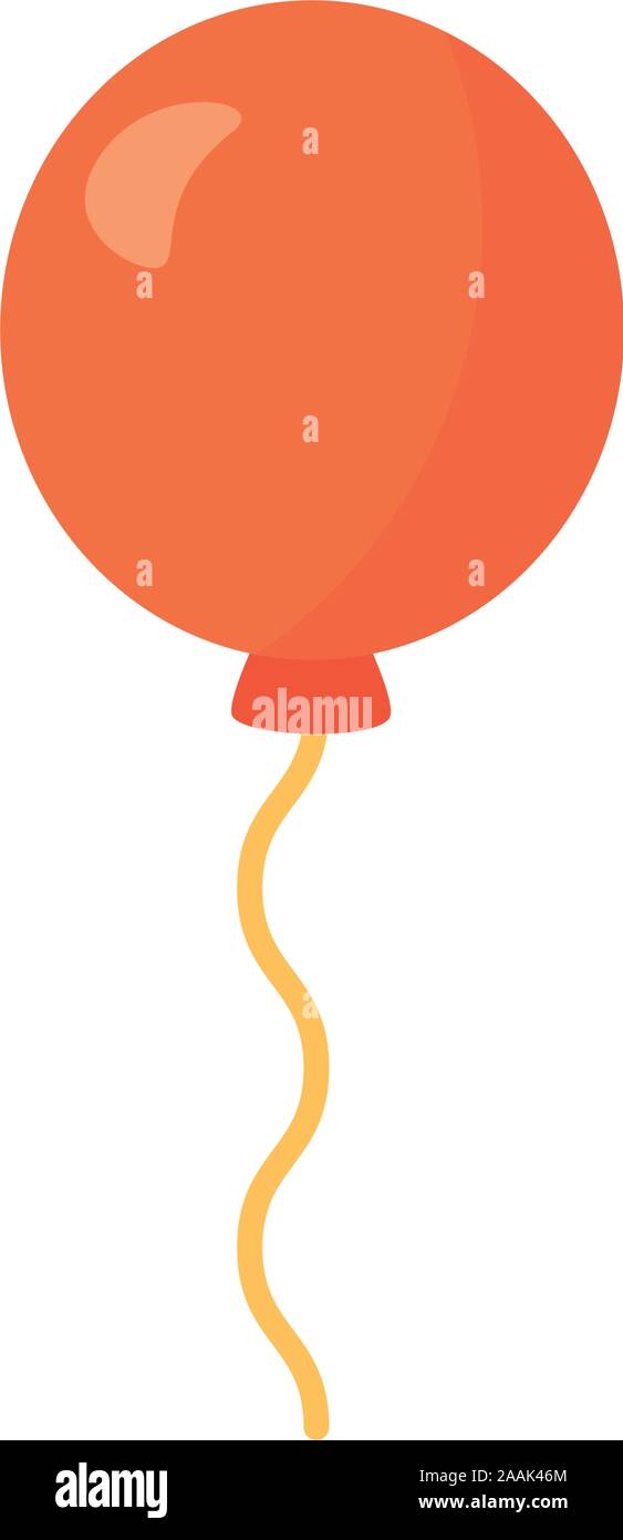 birthday balloon helium floating icon Stock Vector Image & Art - Alamy