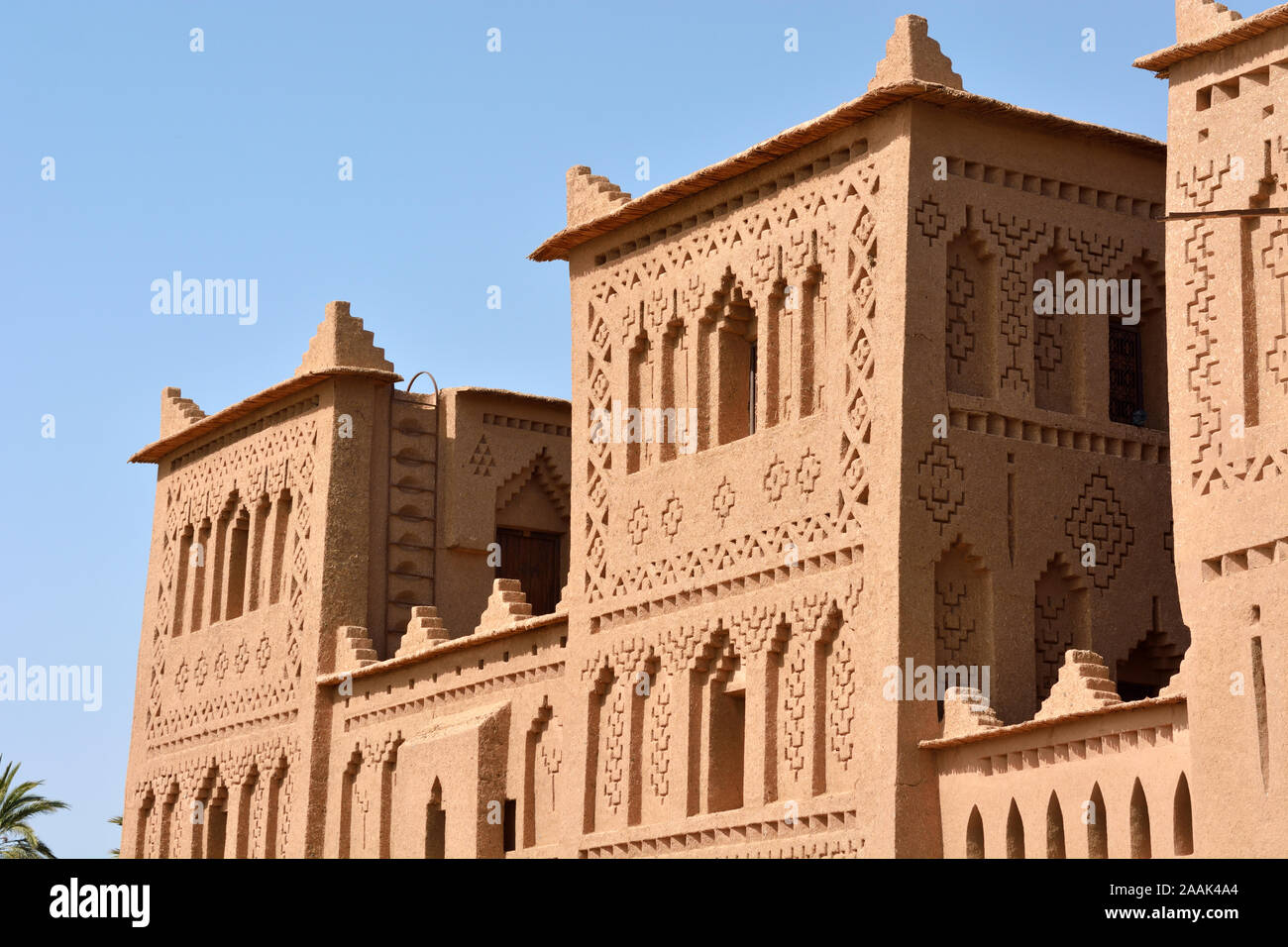 The 17th century Amerhidil kasbah, Skoura. Morocco Stock Photo
