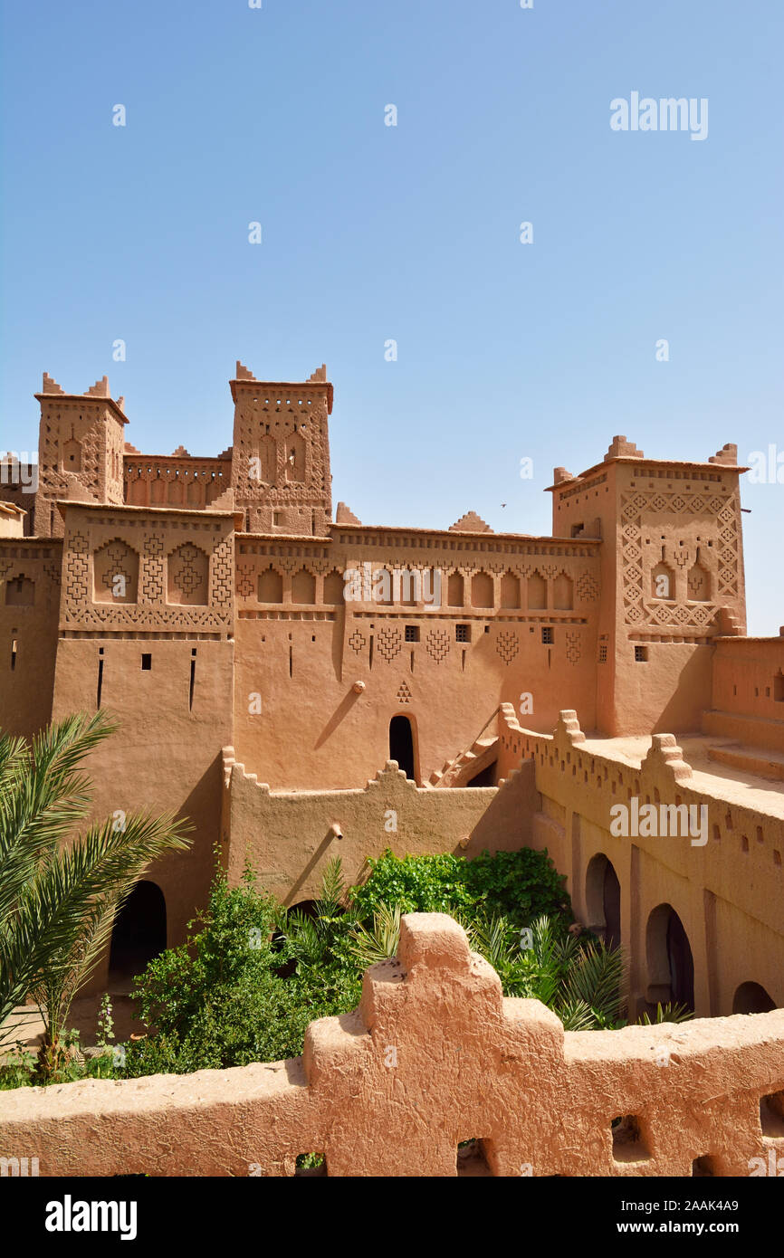 The 17th century Amerhidil kasbah, Skoura. Morocco Stock Photo