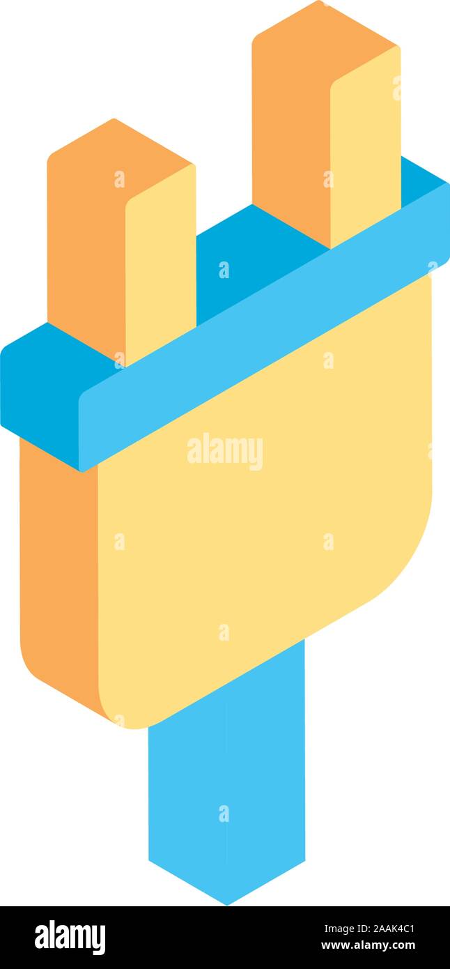 energy connector wire isolated icon Stock Vector Image & Art - Alamy