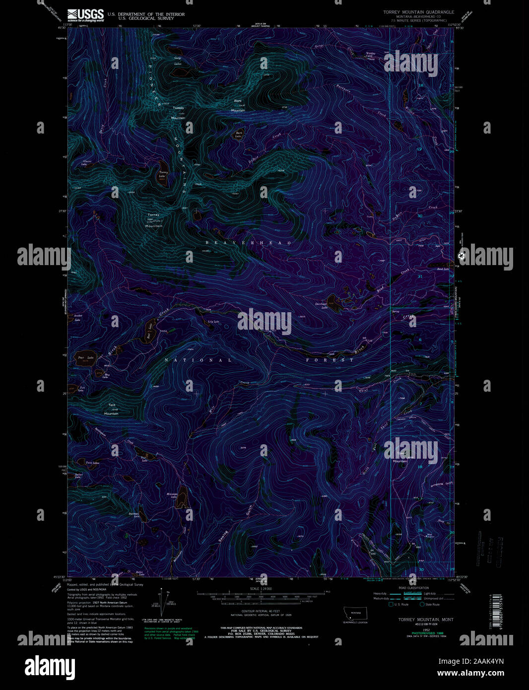 Map of torrey hi-res stock photography and images - Alamy