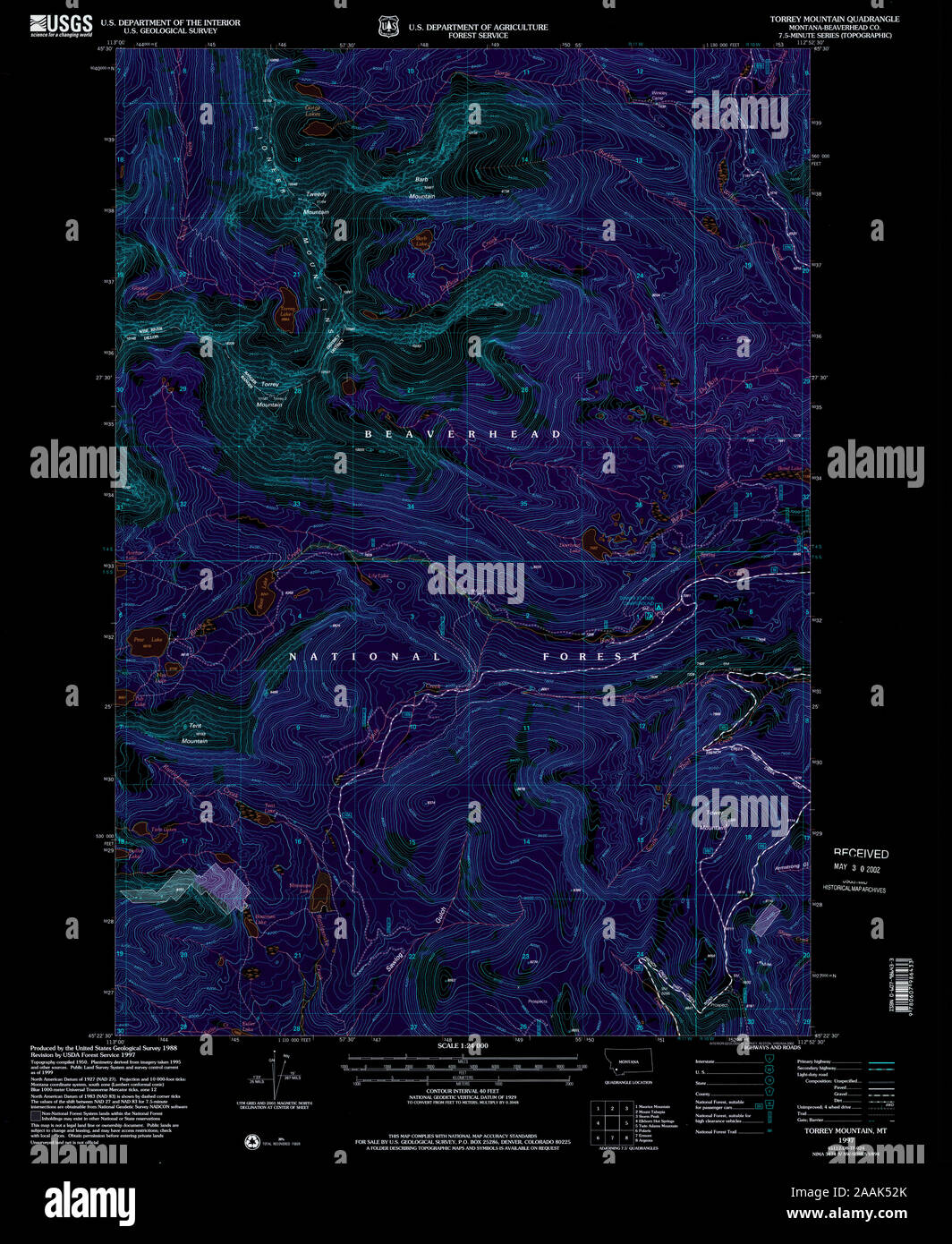 Map of torrey hi-res stock photography and images - Alamy