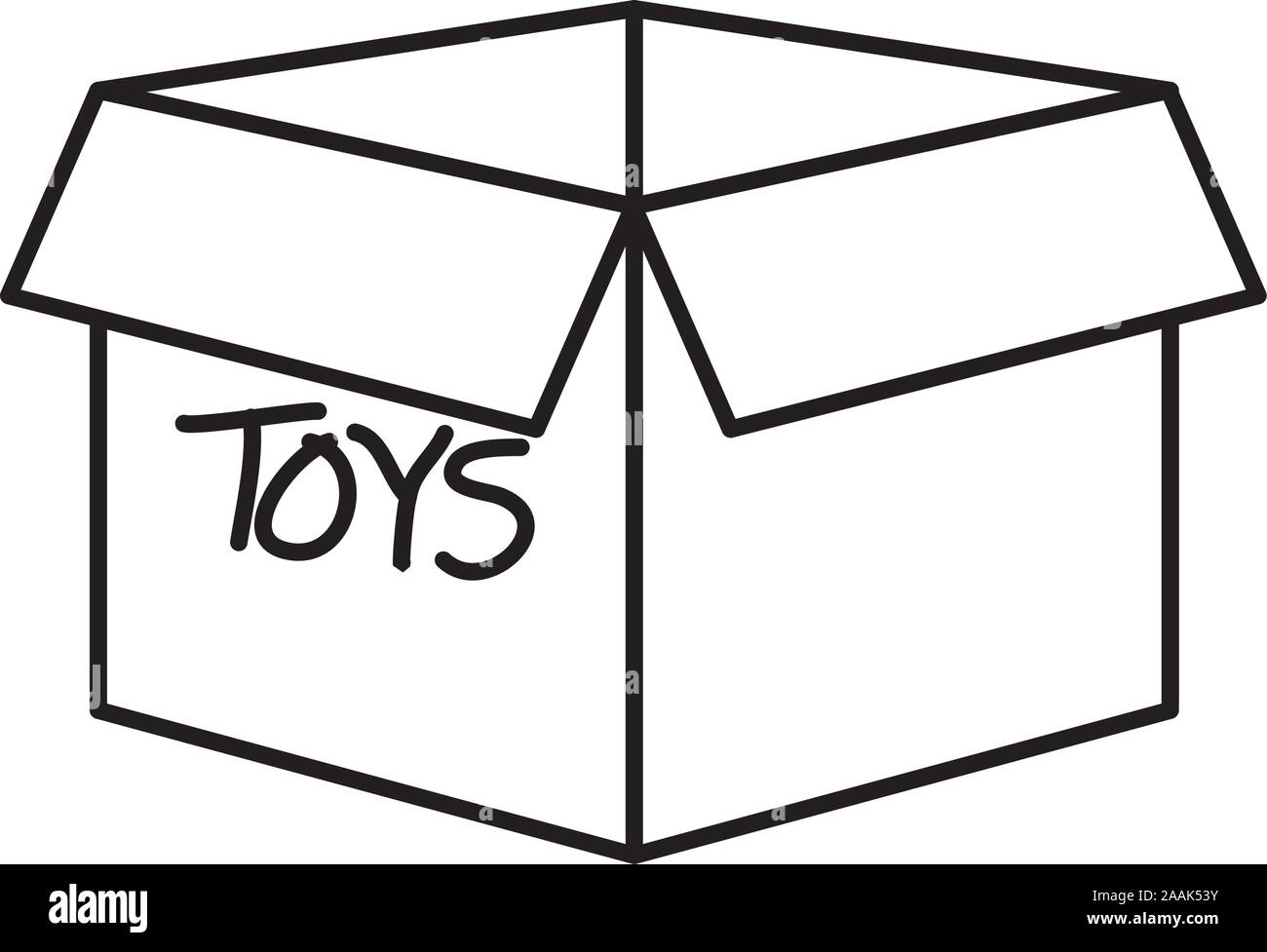 Isolated toys box vector design Stock Vector Image & Art Alamy