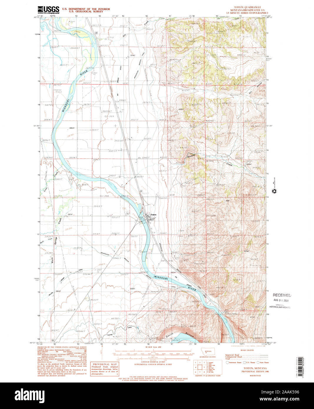 Map of toston hi-res stock photography and images - Alamy