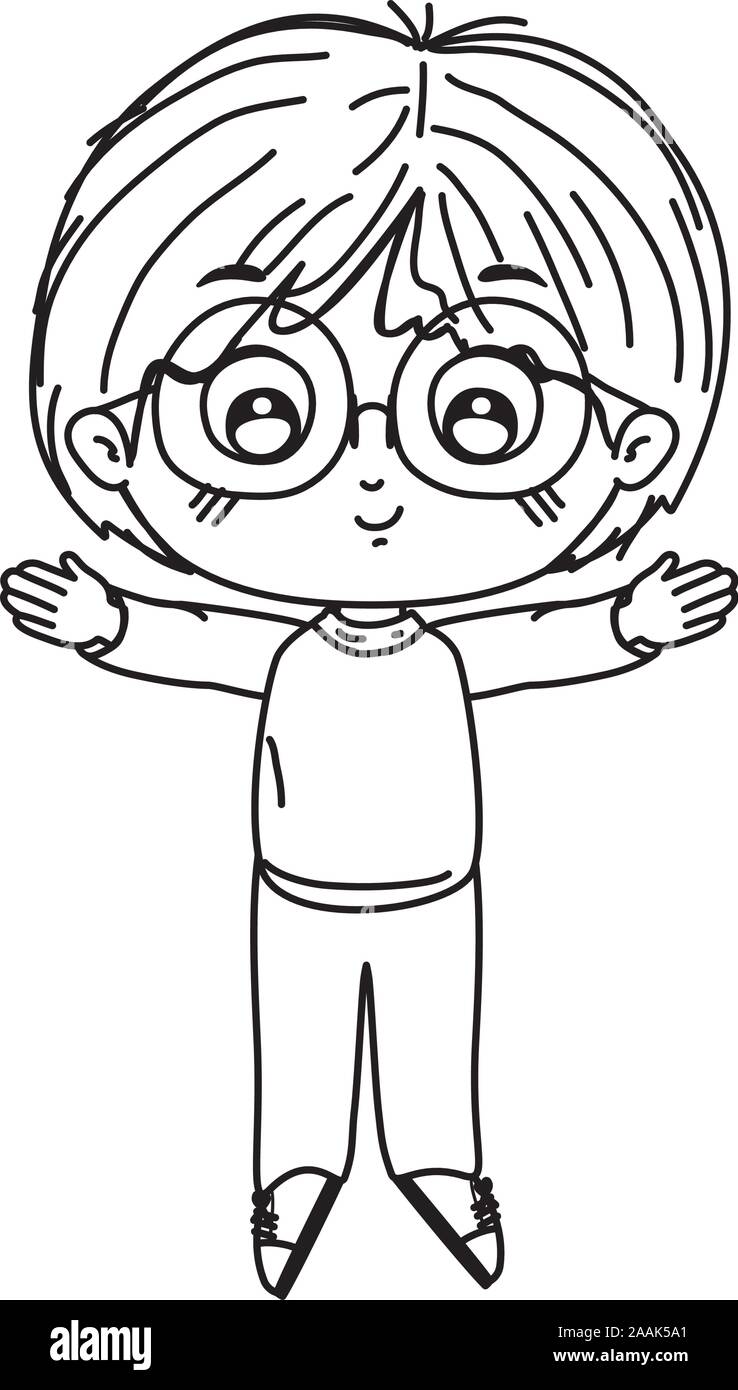 Isolated boy cartoon vector design Stock Vector Image & Art - Alamy