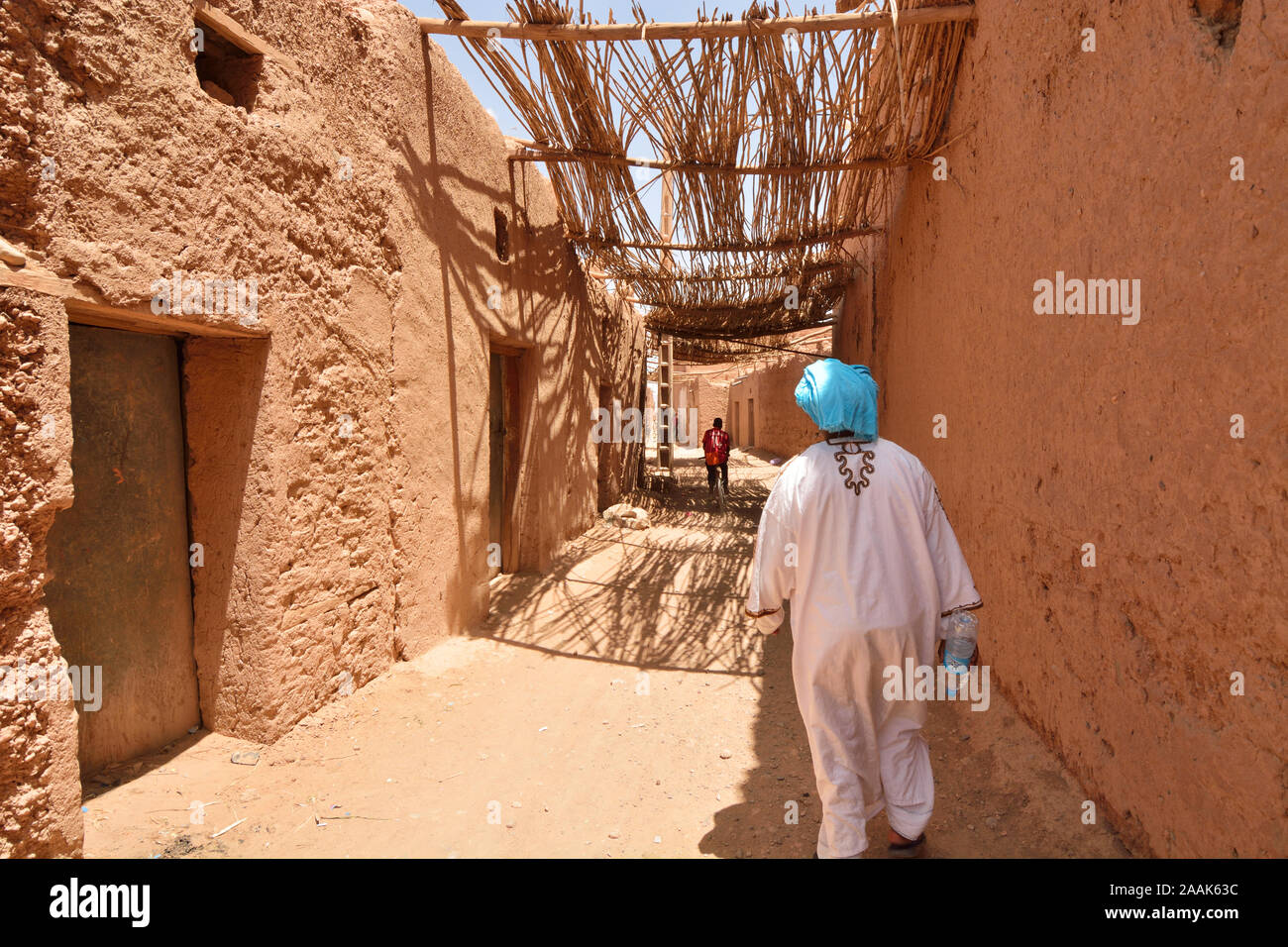 The ancient kasbah of Tamegroute. Zagora region, Draa Valley. Morocco Stock Photo