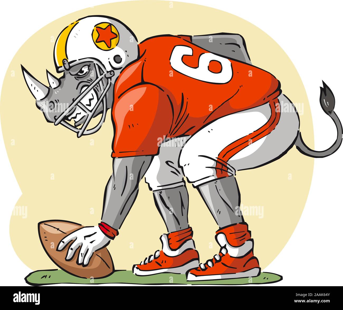 Ball rhino sports hi-res stock photography and images - Alamy