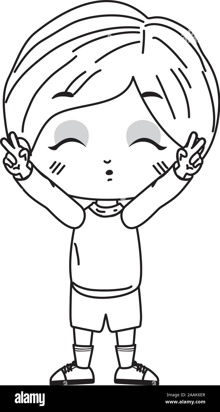 Isolated boy cartoon vector design Stock Vector Image & Art - Alamy