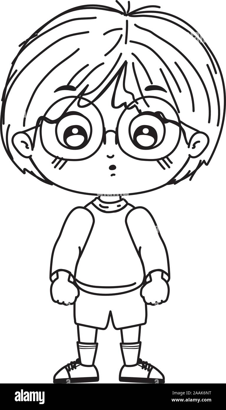 Isolated boy cartoon vector design Stock Vector Image & Art - Alamy