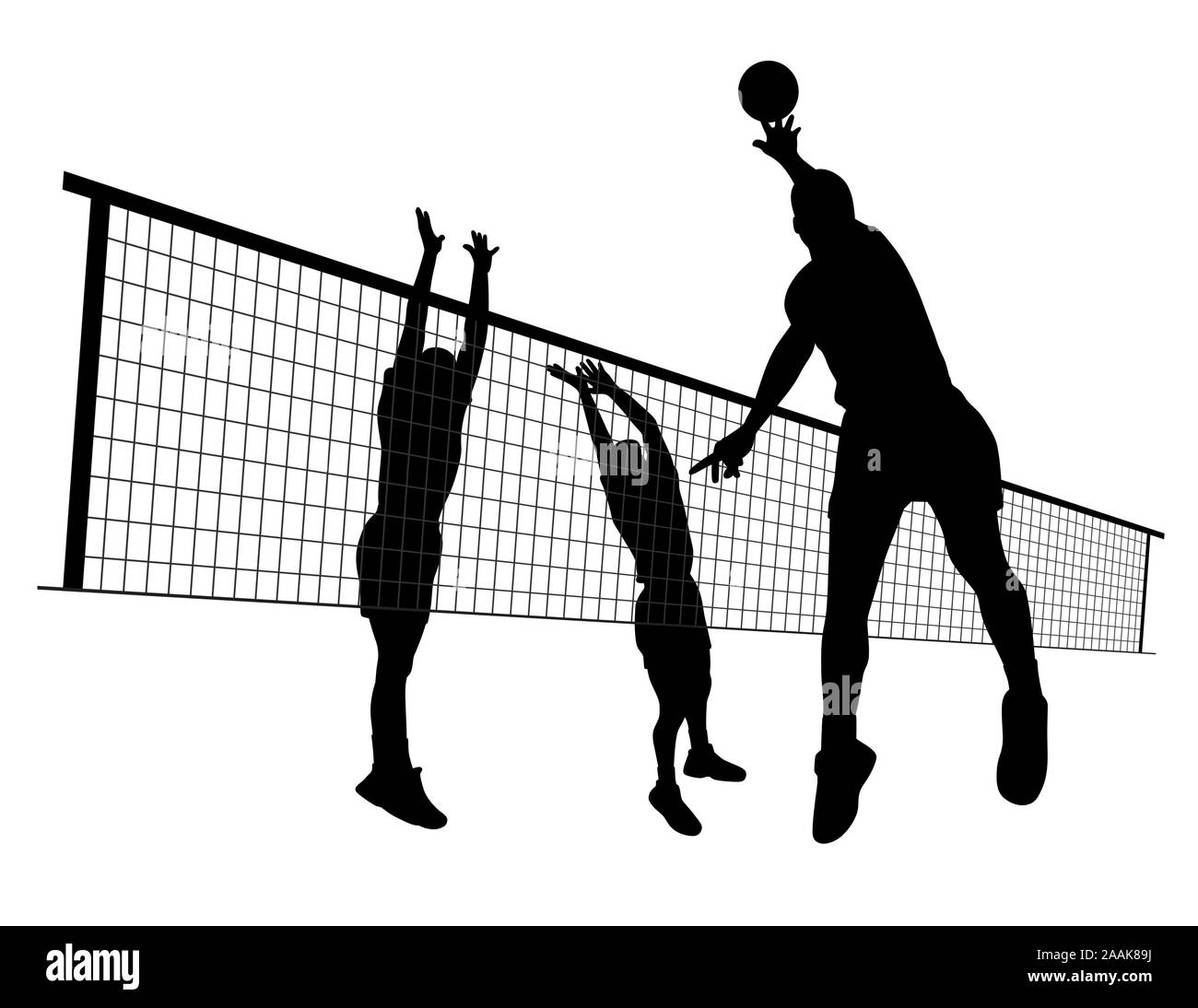 Volleyball Match Clipart