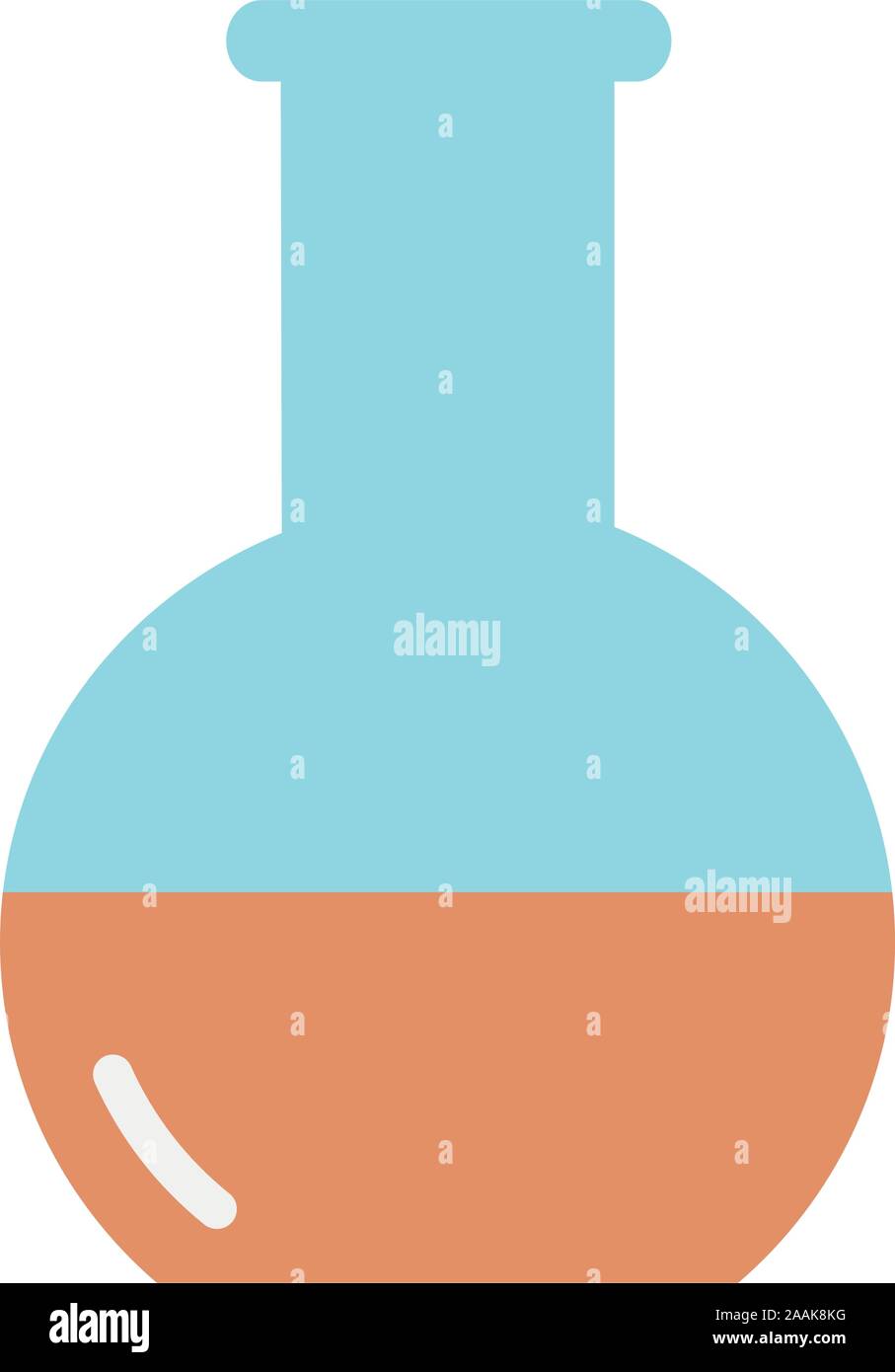 medical tube test flask laboratory icon Stock Vector Image & Art - Alamy