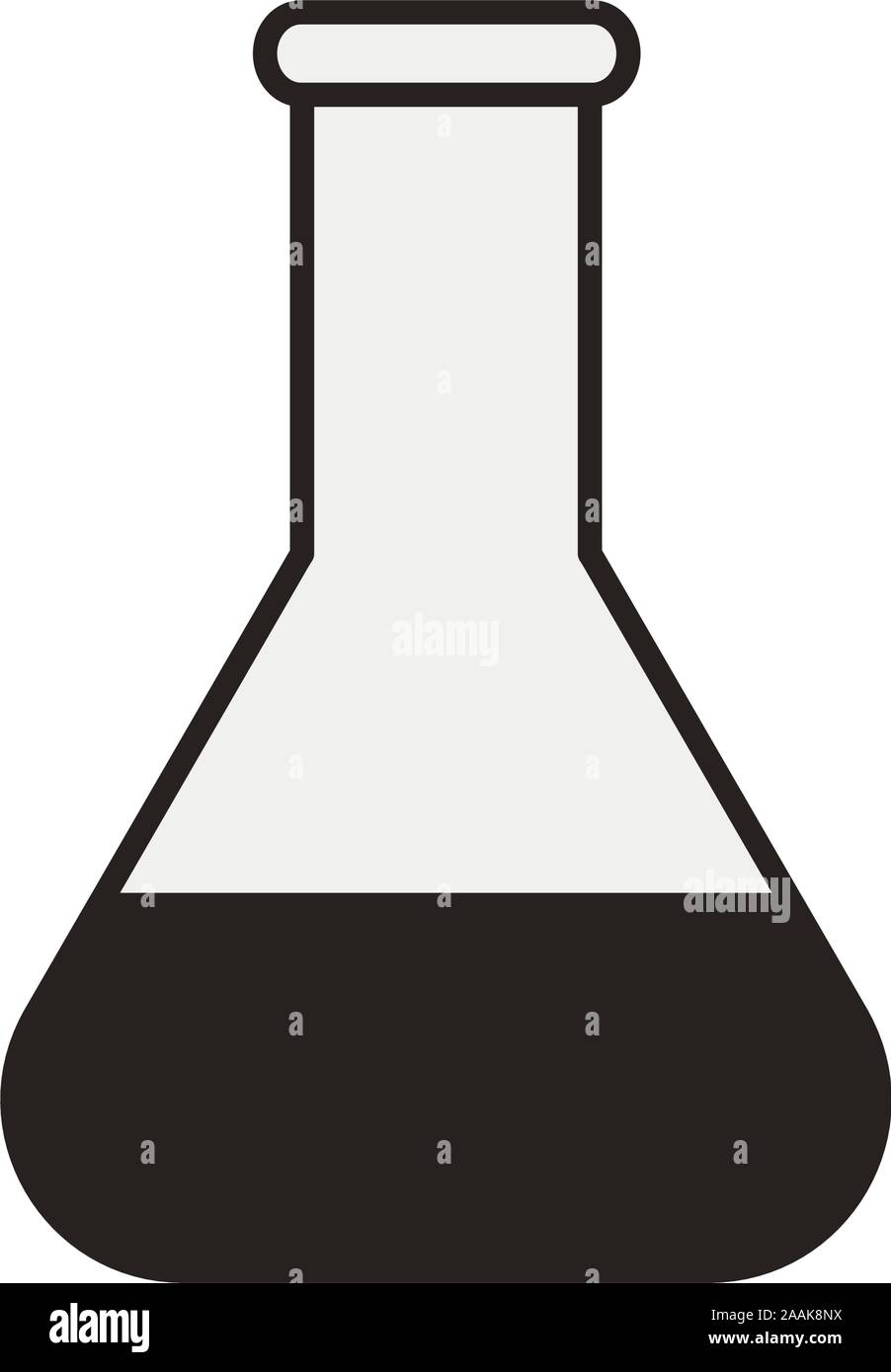 medical tube test flask laboratory icon Stock Vector Image & Art - Alamy