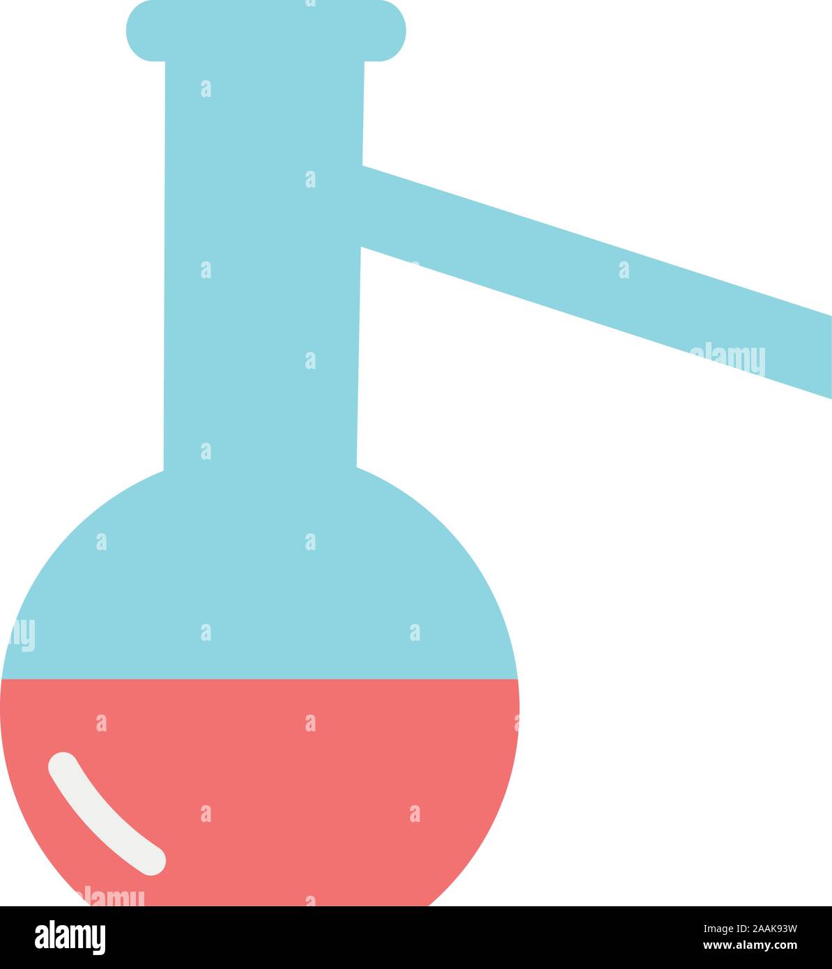 medical tube test flask laboratory icon Stock Vector Image & Art - Alamy