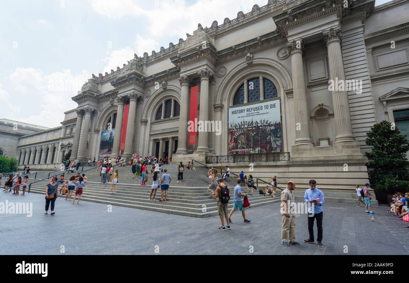 New York, USA - August 20, 2018: The Metropolitan Museum of Art located in New York City. Stock Photo