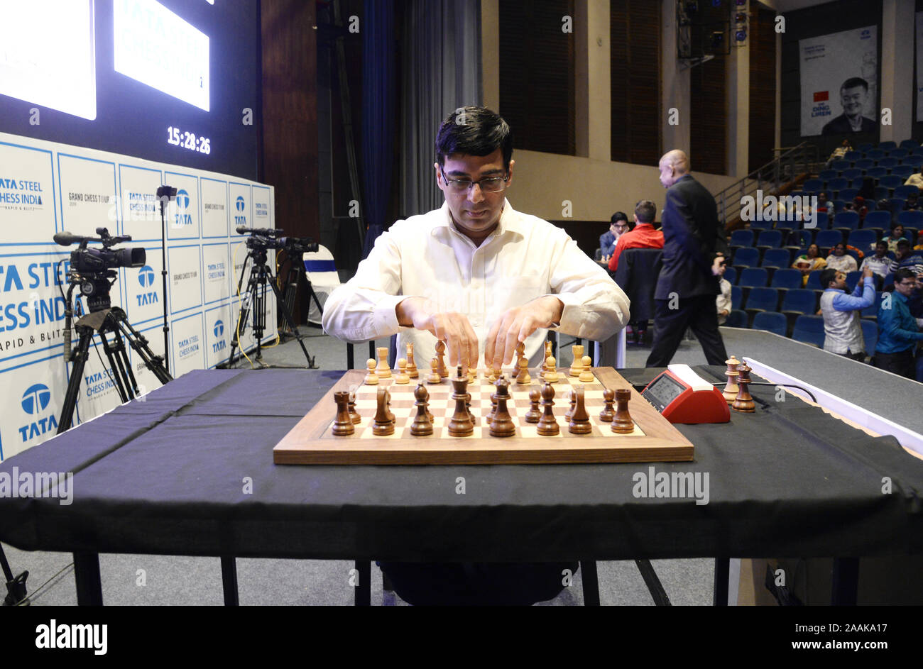 Tata Steel Chess Round 1: Viswanathan Anand off the mark with a win; other  Indian participants held to draws-Sports News , Firstpost