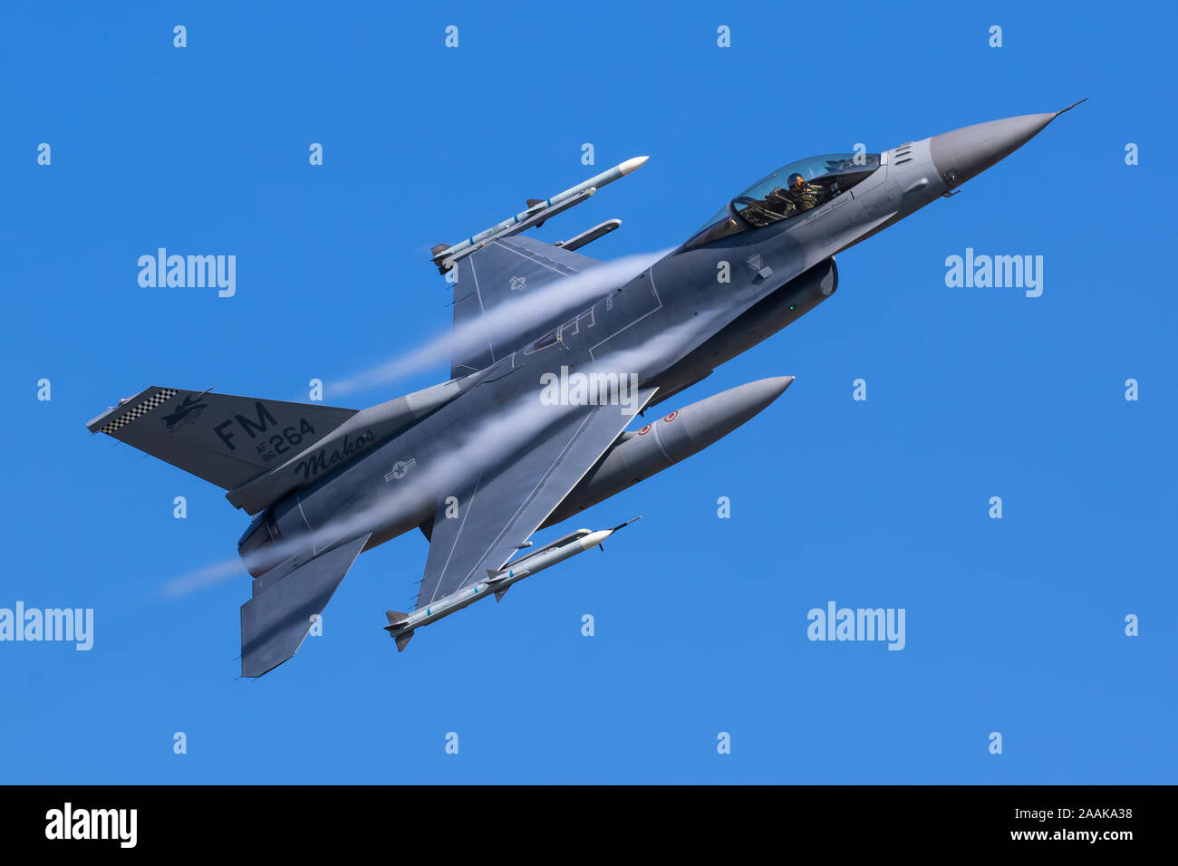 F-16C Fighting Falcon Stock Photo