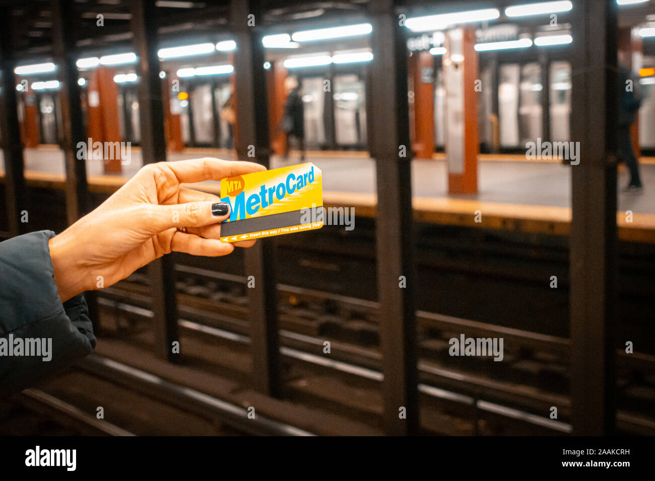 New york mta metrocard subway ticket hi-res stock photography and ...