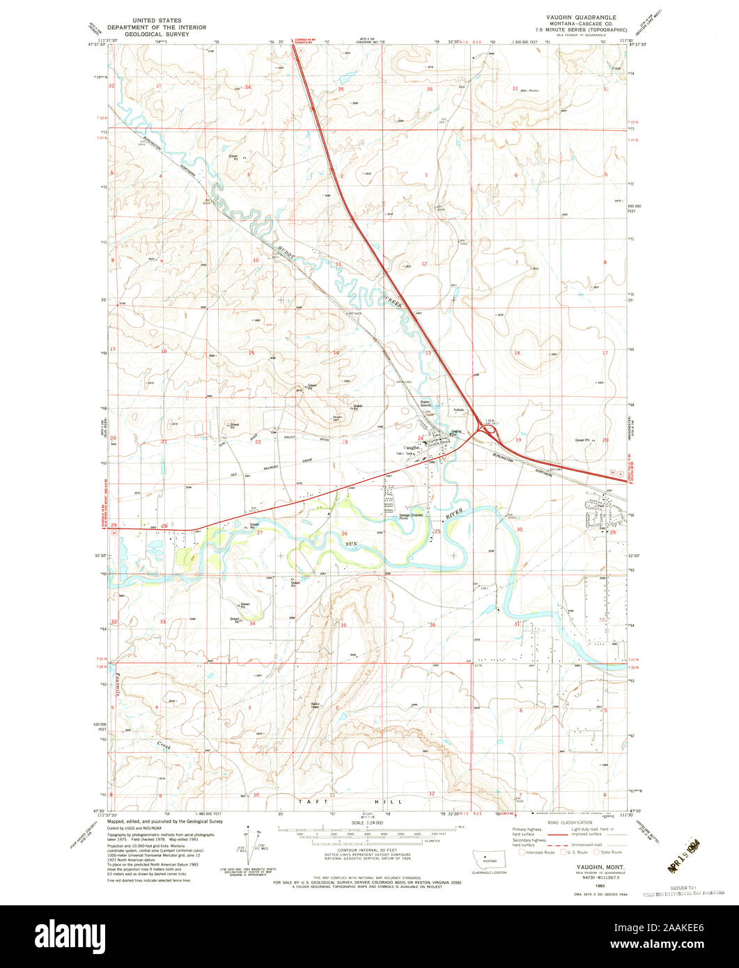 Vaughn map hires stock photography and images Alamy