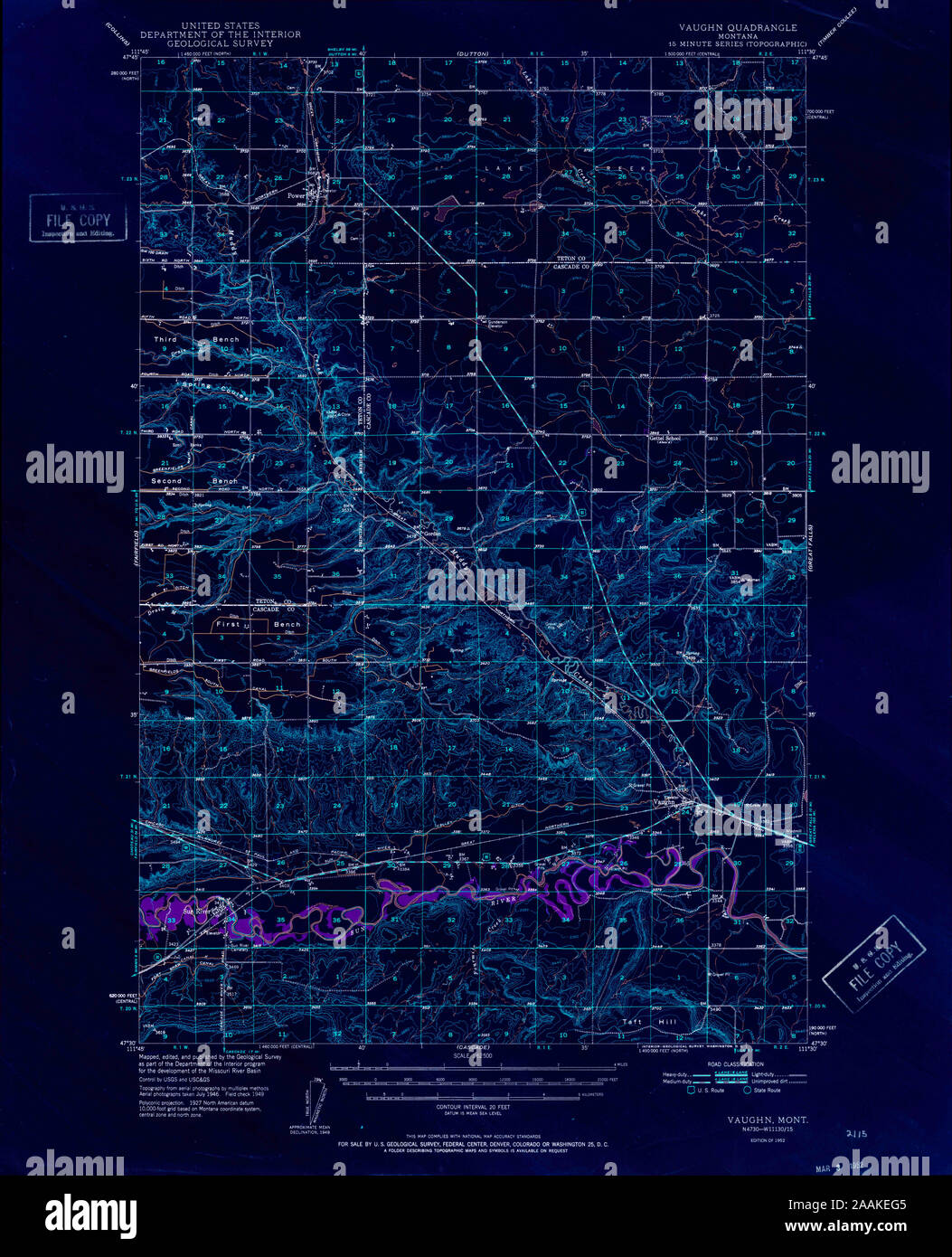 Vaughn map hires stock photography and images Alamy